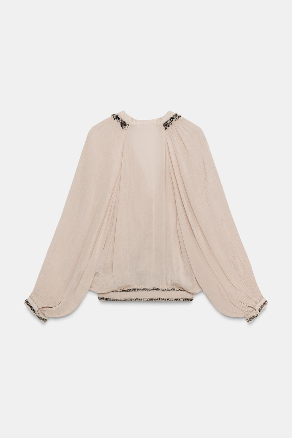 ZW COLLECTION BEADED SASH BLOUSE