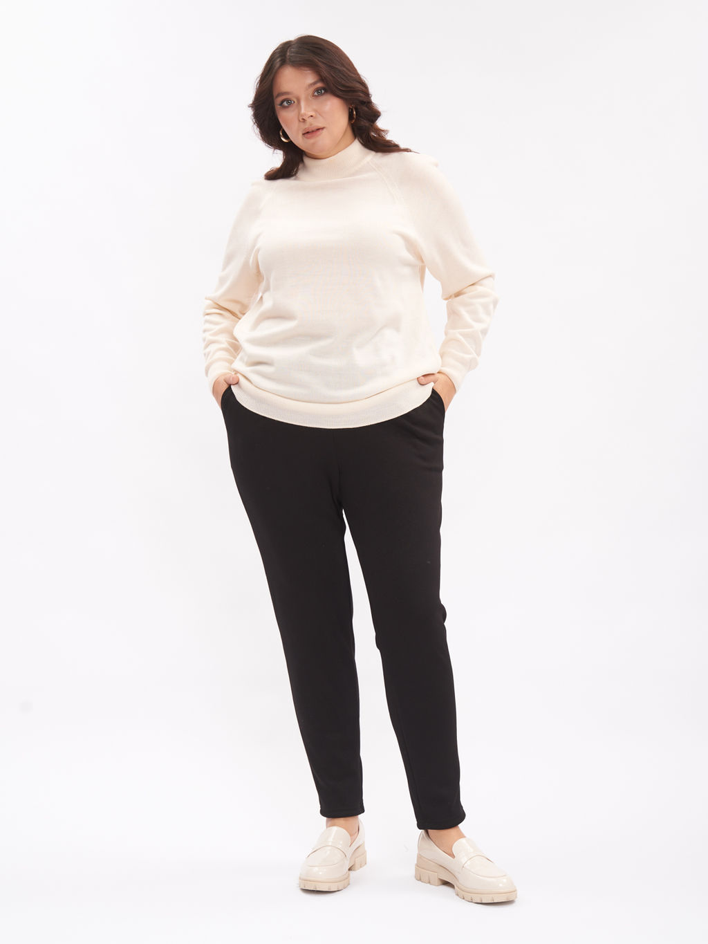 Брюки утепленные на меху BB04521BLK01 - Артесса фото 8