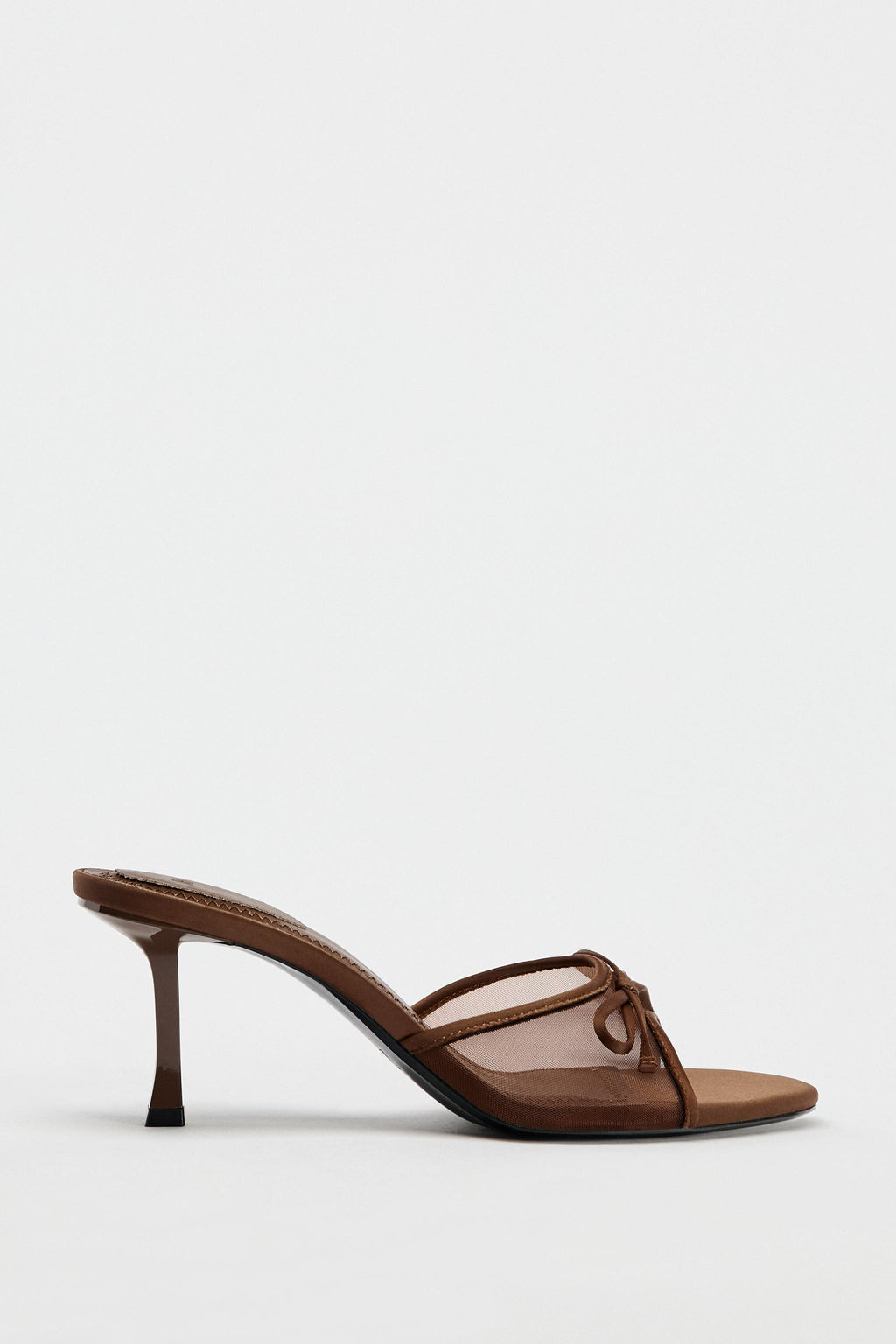 MESH SANDALS WITH BOW - Zara фото 10