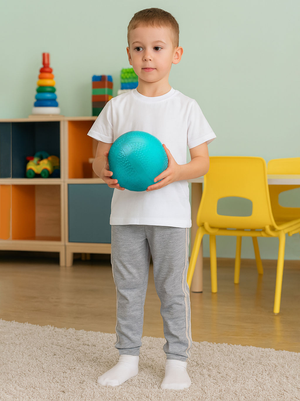 Штанишки детские голубые - Утенок фото 64