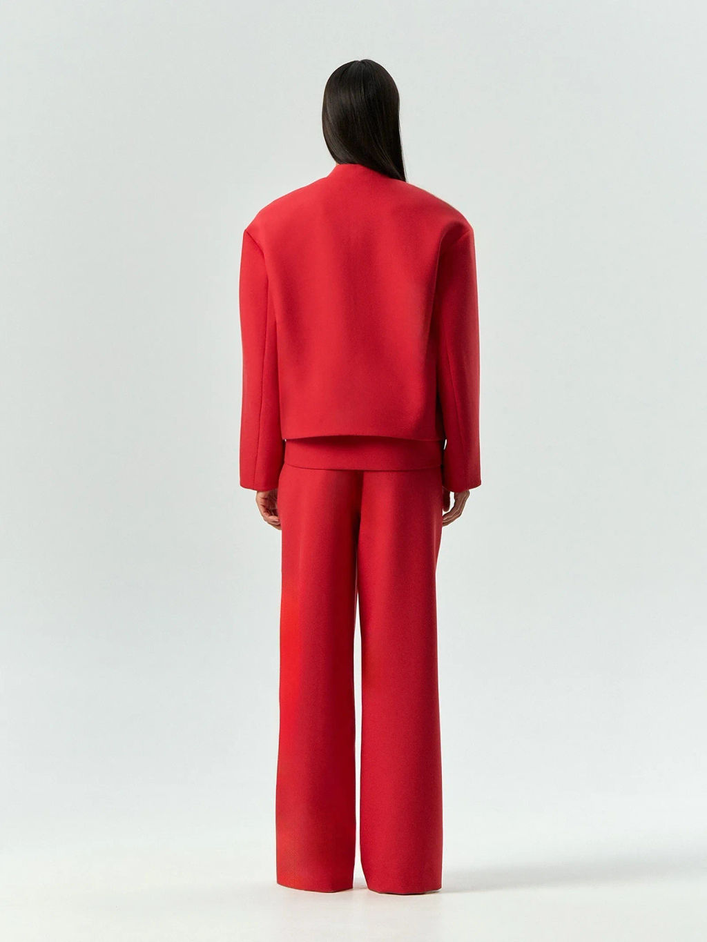 ЕМКА / Бомбер из костюмной ткани - Emka фото 4