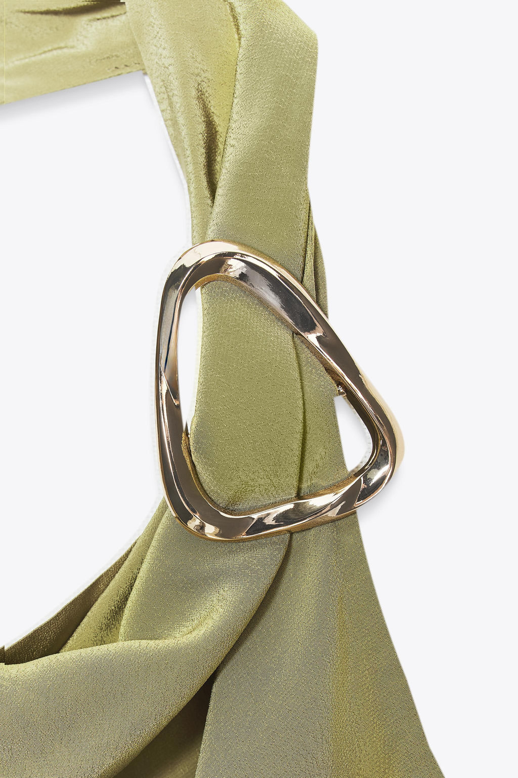 HALTER TOP WITH KNOT AND HARDWARE DETAIL - Zara фото 8