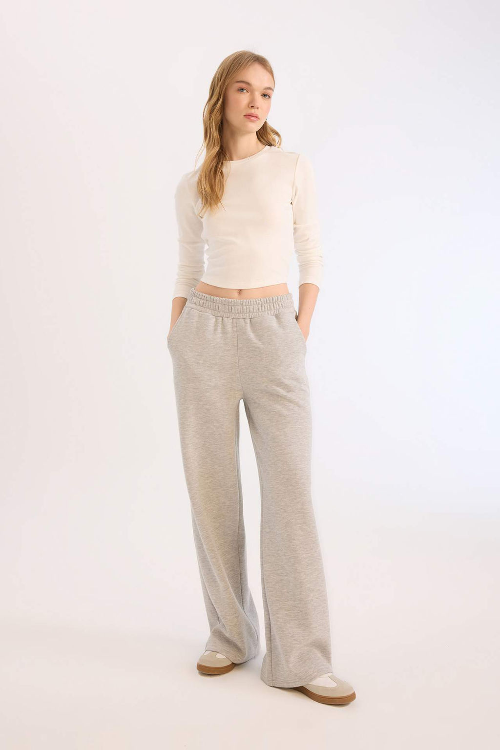 Coool Wide Leg Esofman Alt? Beli Lastikli Genis Bol Paca - Defacto фото 3
