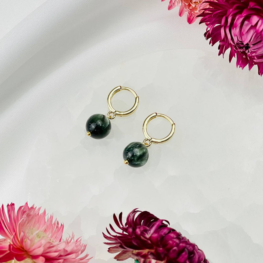 Серьги из Серафинита