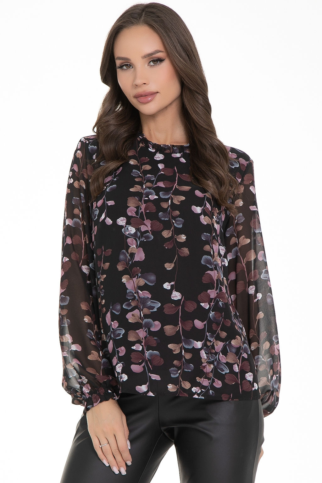 Блуза Волшебный шифон (блэк)
