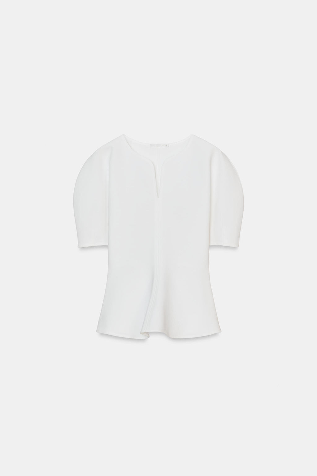 TOP PEPLUM SOFT / Blanco - Zara фото 5