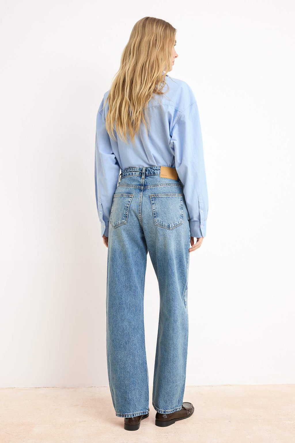Mavi Yuksek Bel 100% Pamuk Baggy Jeans TWOSS26JE00141 - Trendyolmilla фото 6