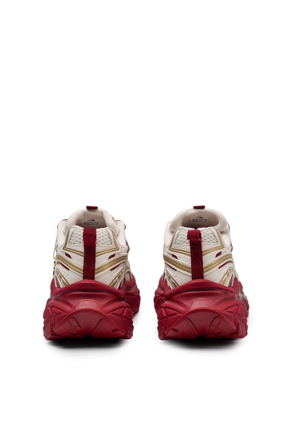 Кроссовки LifeStyle Бежевый/Золотистый Металлик/Красный