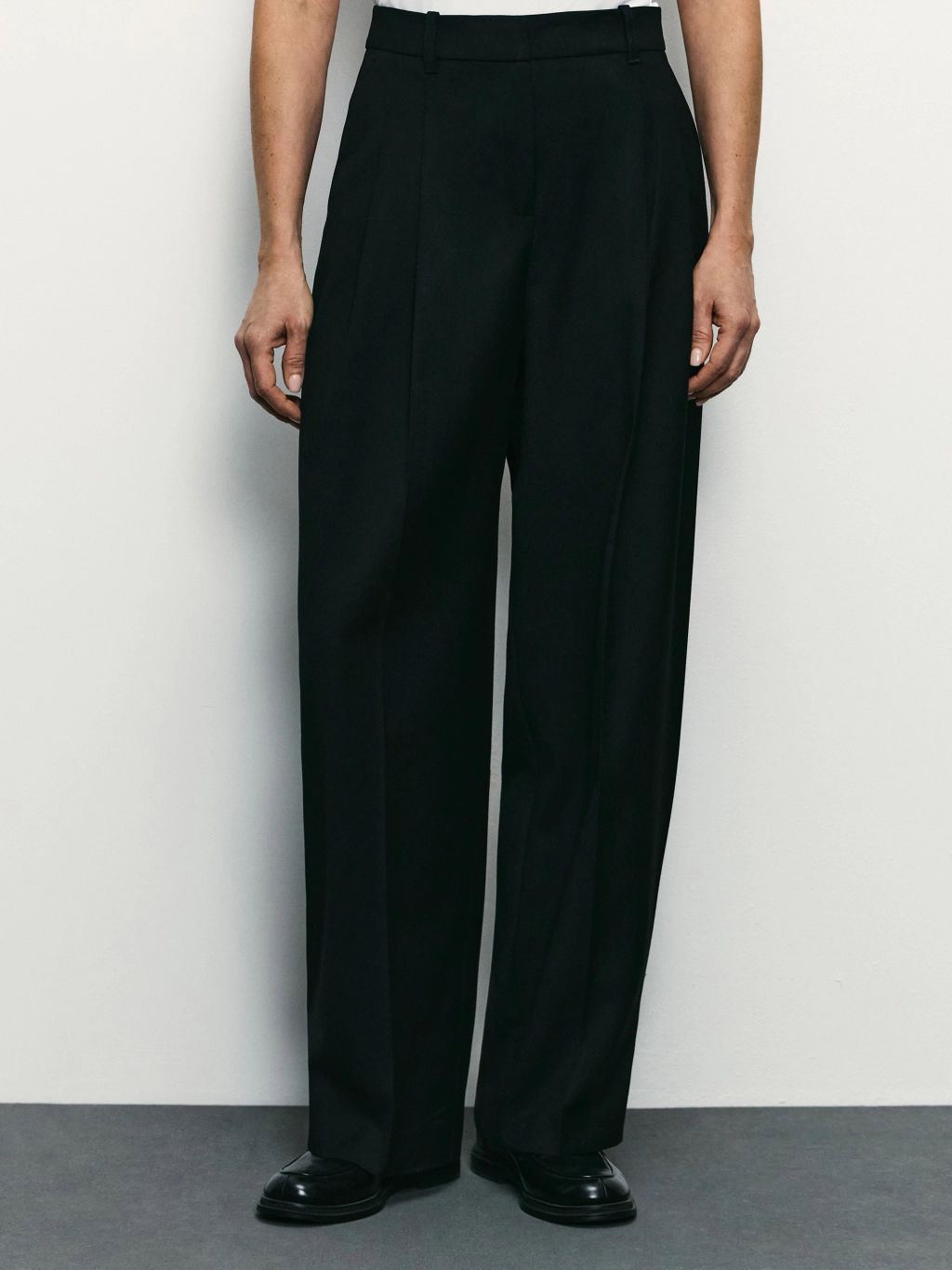 Прямые брюки с вискозой в составе / Zarina  фото 2