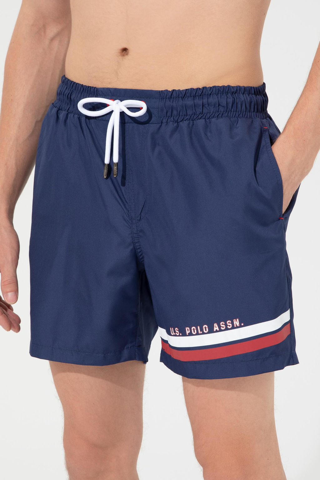U. S. Polo Assn Мужские темно-синие шорты для плавания - U.s. polo assn фото 7