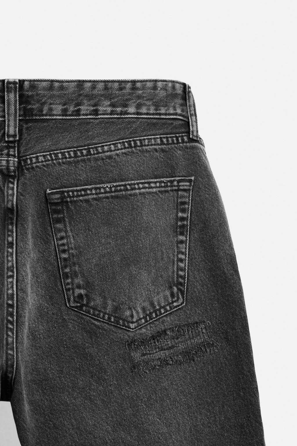 RIPPED FLARE FIT JEANS - Zara фото 8