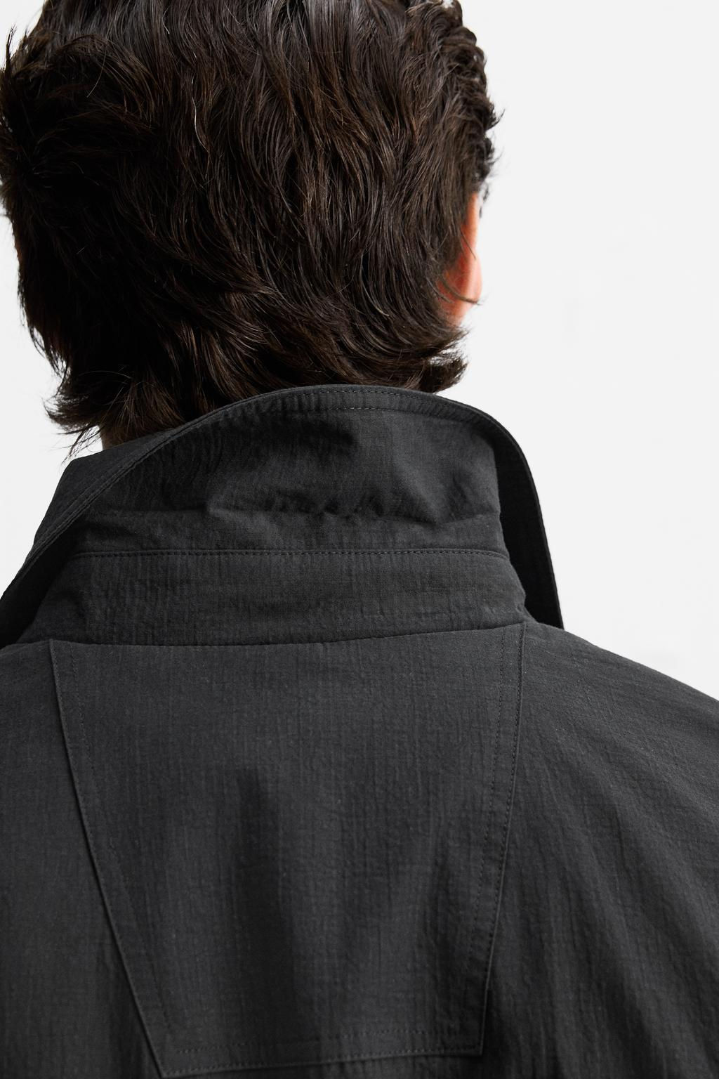 TEXTURED BOXY FIT JACKET - Zara фото 6