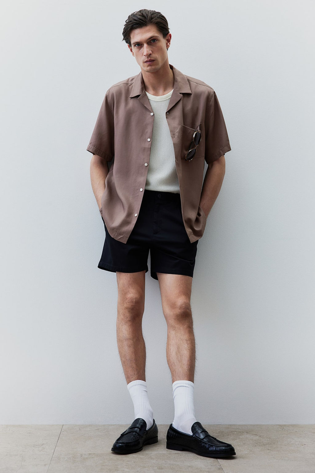 Camisa resort de lyocell Regular Fit - H&m фото 3