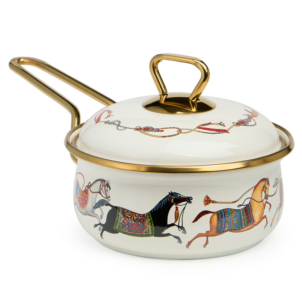 КОВШ LEFARD ЭМАЛИРОВАННЫЙ, СЕРИЯ PASSAGE, 14СМ/0,9Л D=14 СМ ДЛИНА=31СМ ПОДХОДИТ ДЛЯ ИНДУКЦИОН.ПЛИТ фото 2