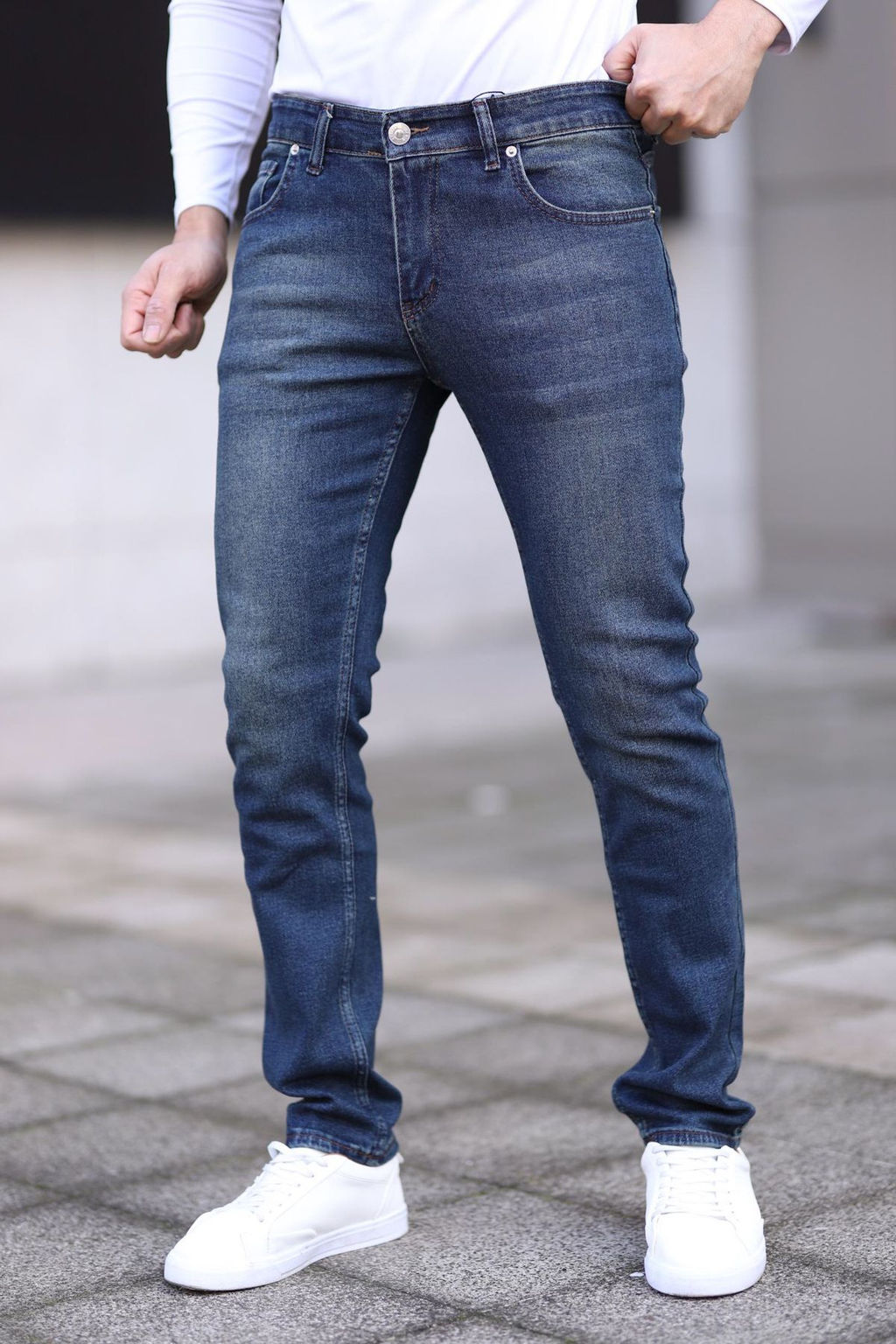 TRENDYOL MAN Siyah Regular Esnek Kumas Jeans Kot Pantolon TMNSS25JE00001 - Trendyolmilla фото 2