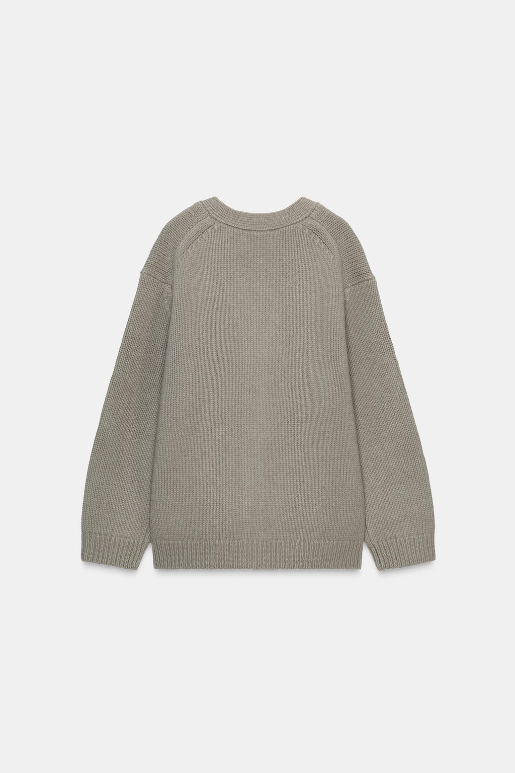 100% WOOL CARDIGAN WITH V-NECK - Zara фото 5