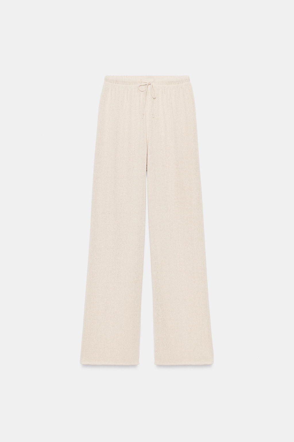 PANTAL?N R?STICO WIDE LEG / Beige claro - Zara фото 6