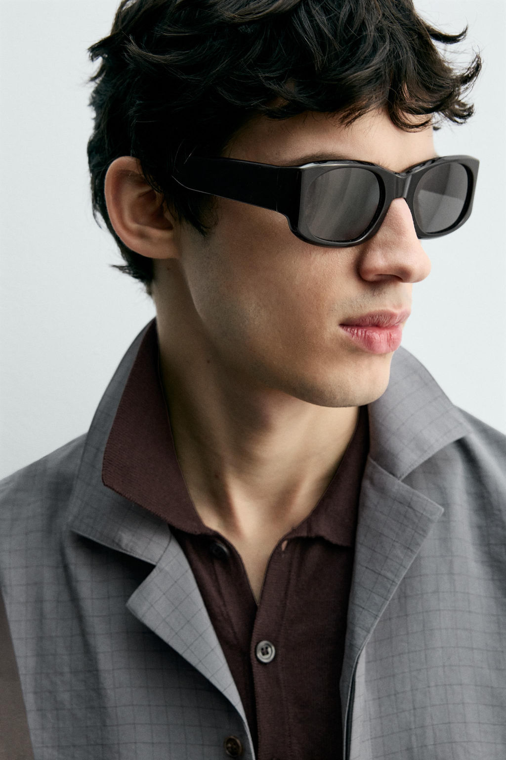 FLOWING CHECK SHIRT - Zara фото 5