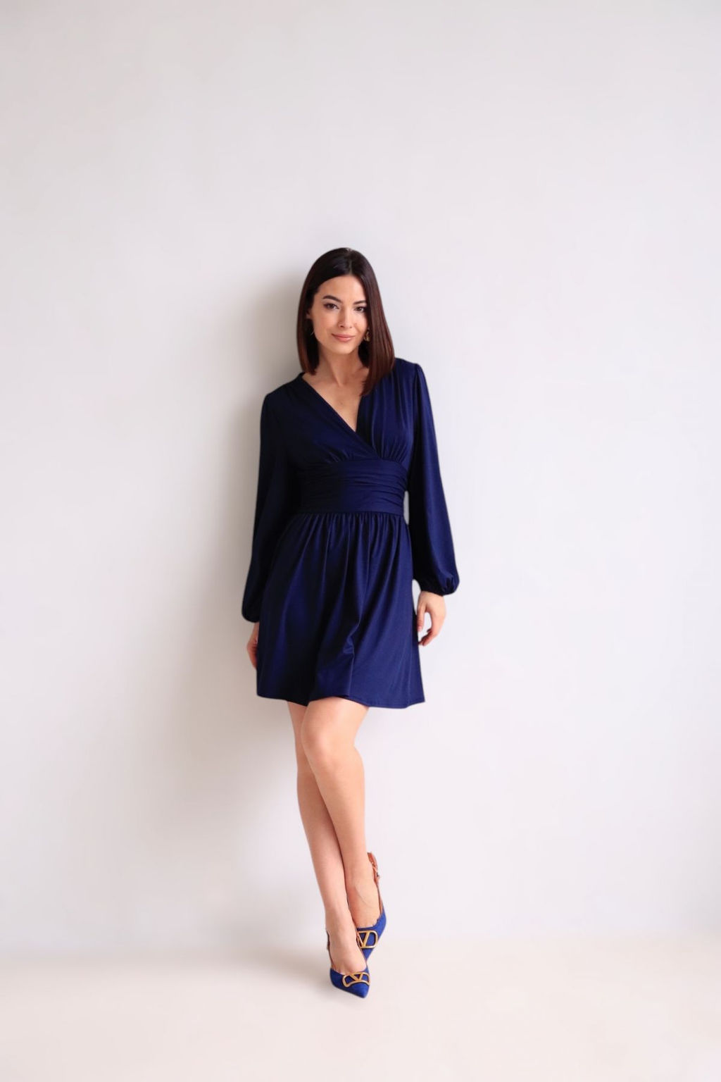 Martichelli Платье тёмно-синее  фото 2