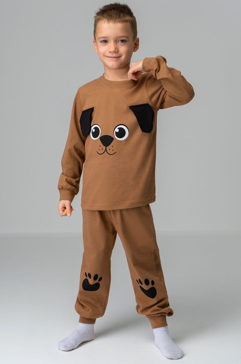 Хлопковая пижама для мальчика Bonito  фото 5