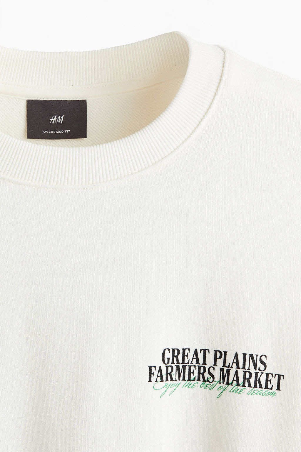 Sudadera con estampado Oversized Fit - H&m фото 5