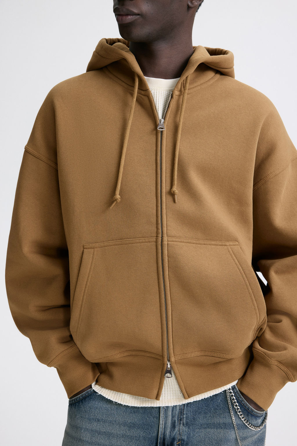 Chaqueta sudadera con capucha Oversized Fit - H&m фото 8
