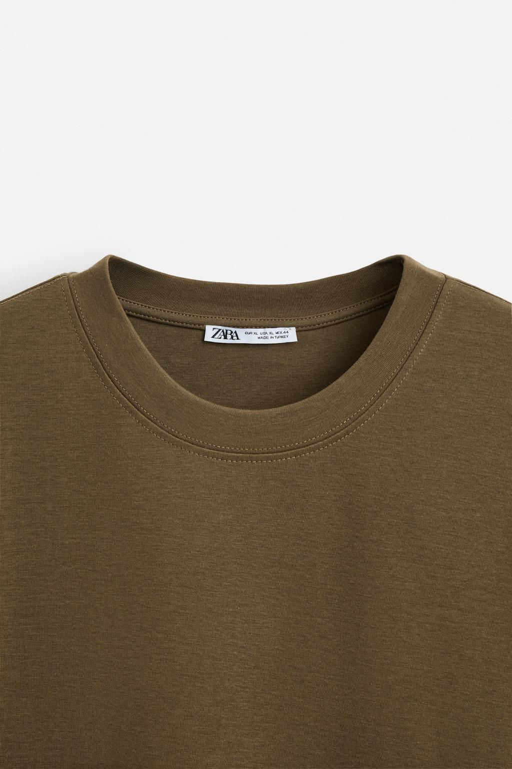BASIC REGULAR FIT T-SHIRT - Zara фото 62