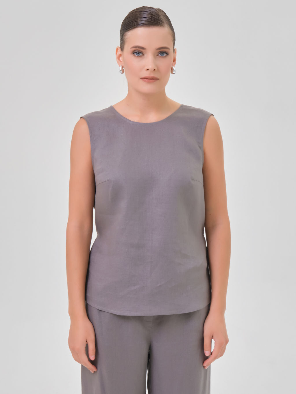 Блузка льняная - Stilla фото 10