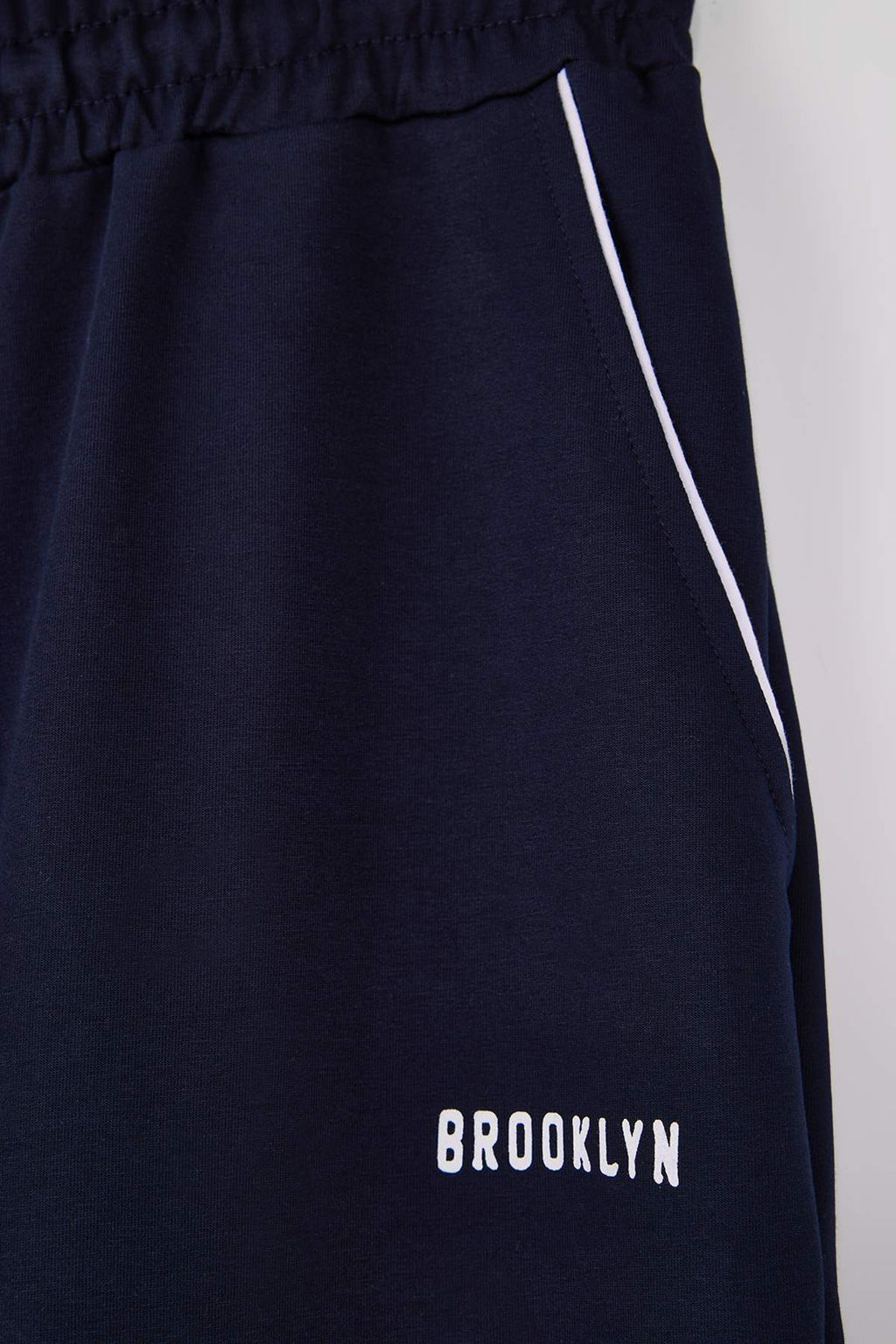 Siyah Buyuk Beden Regular Fit Bask?l? Biyeli Lastik Paca Esofman Alt? TMNSS26AJ00001 - Trendyolmilla фото 6