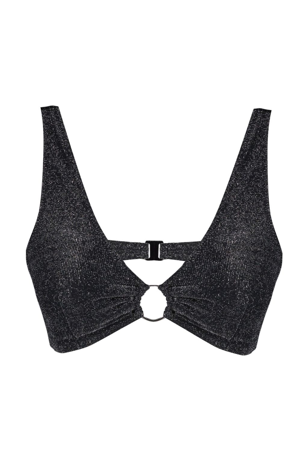 TRENDYOLMILLA Kahverengi Ucgen Aksesuarl? Simli Bikini Ustu TBESS23BU00306 фото 15