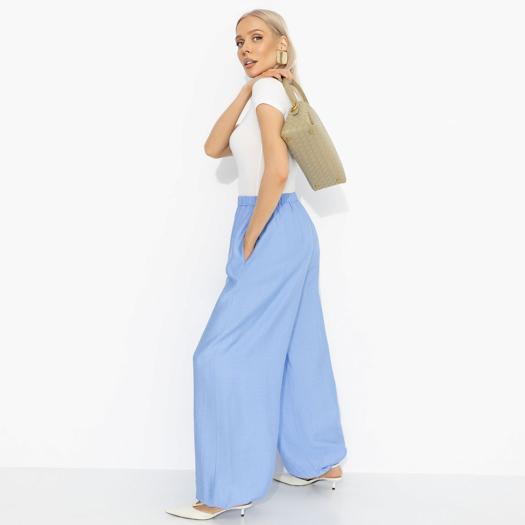 Брюки‑алладины, Стой, смотри (голубой рассветный) - Charutti фото 6