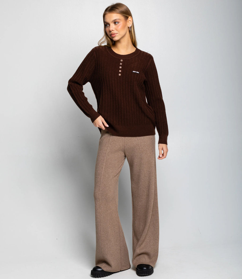 Джемпер #КТ8201 (5), шоколадный - Dommod фото 4