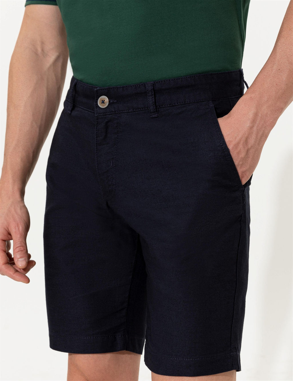 Lacivert Regular Fit Bermuda _ort - Pierre cardin фото 6