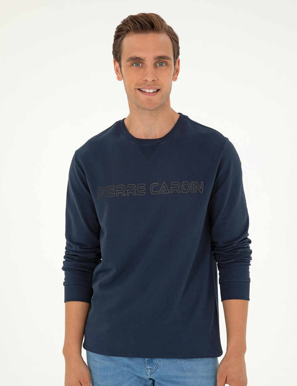 Koyu Lacivert Regular Fit Sweatshirt - Pierre cardin фото 3
