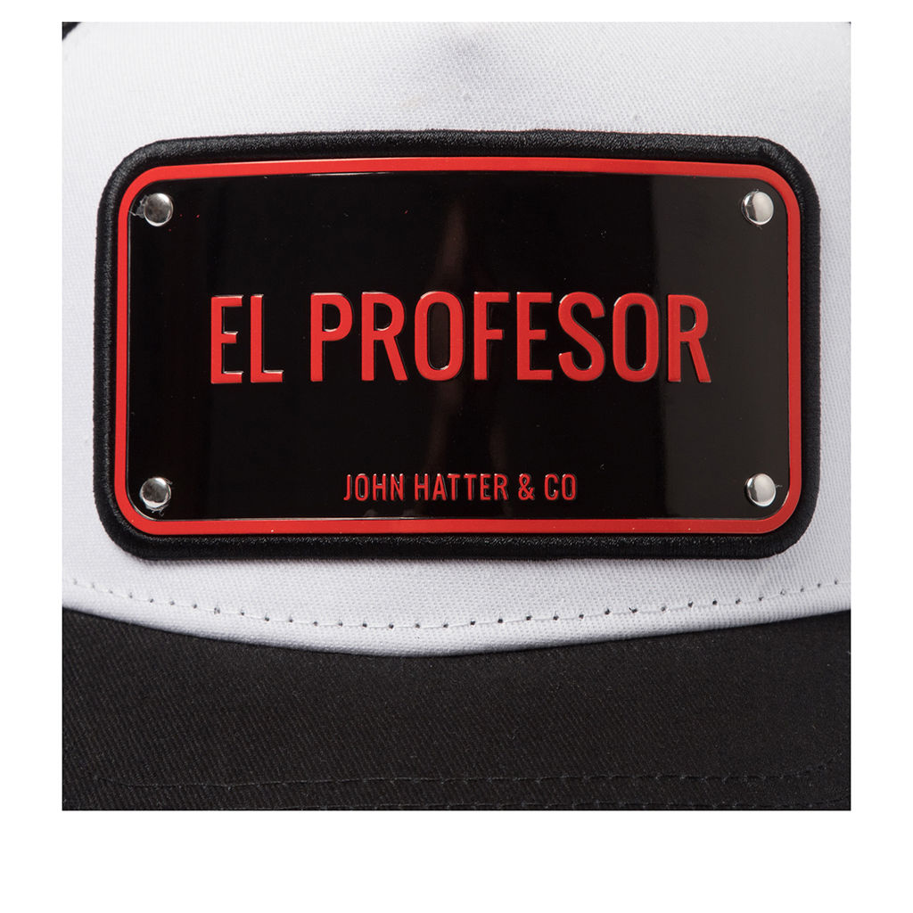 Бейсболка JOHN HATTER арт. 1-1057-U00 El Profesor (черный / белый)  фото 3