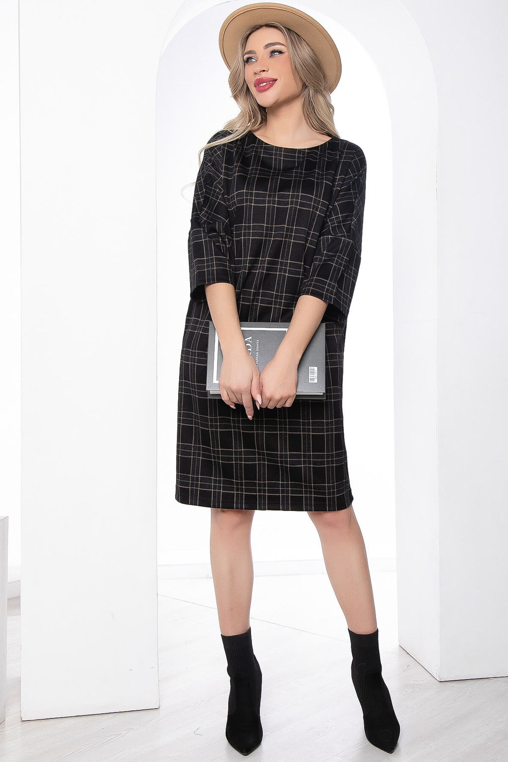 Платье Кайла (клетка) П8754 - Lt collection фото 16