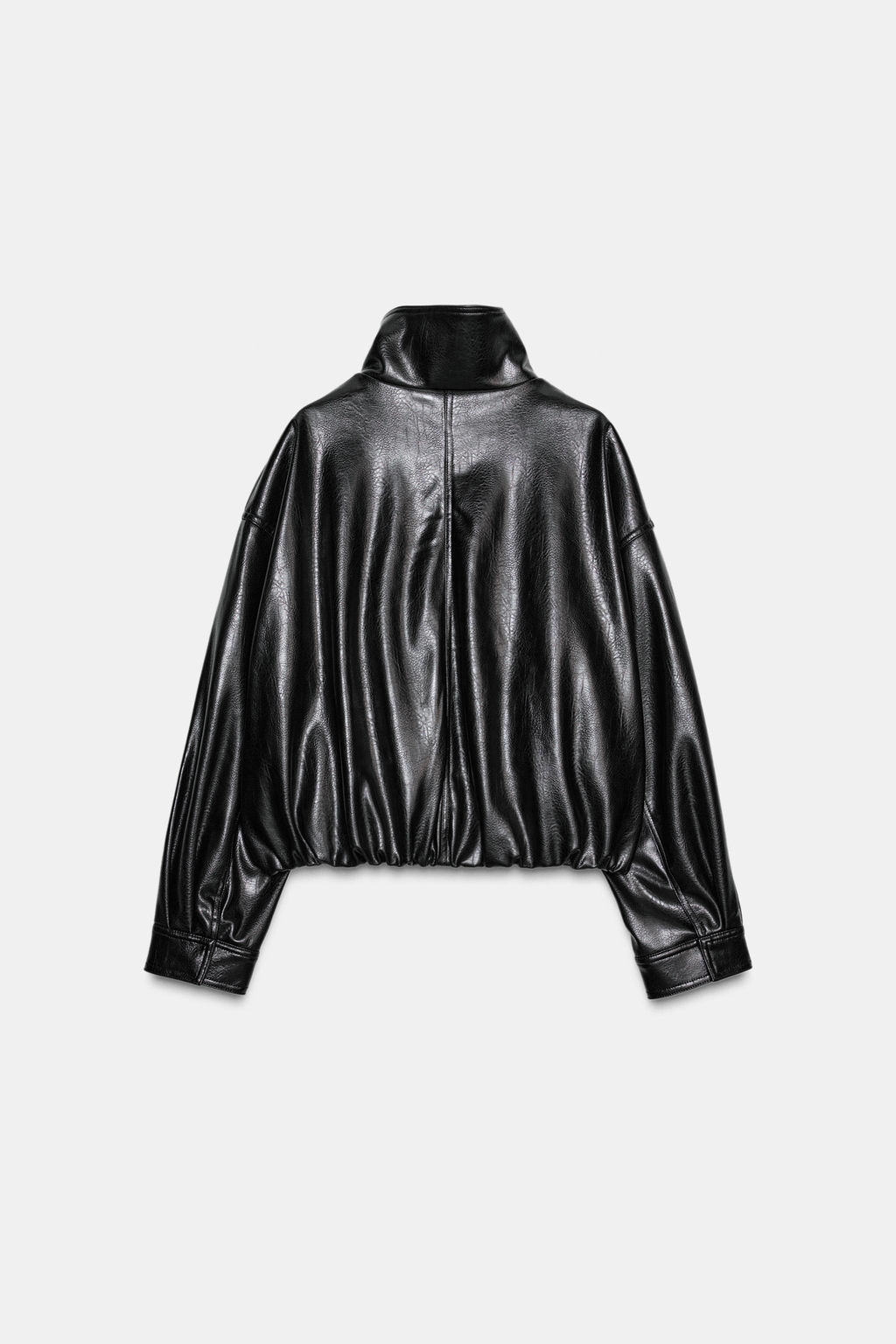 FAUX LEATHER VOLUME JACKET - Zara фото 8