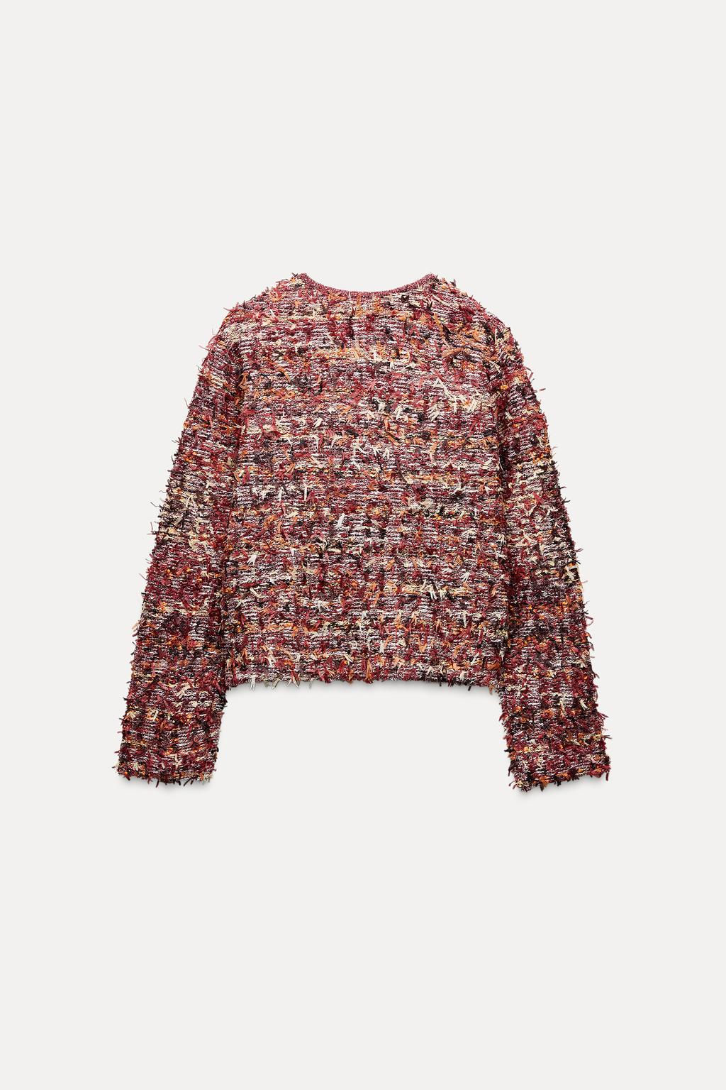 TEXTURED KNIT CARDIGAN - Zara фото 5