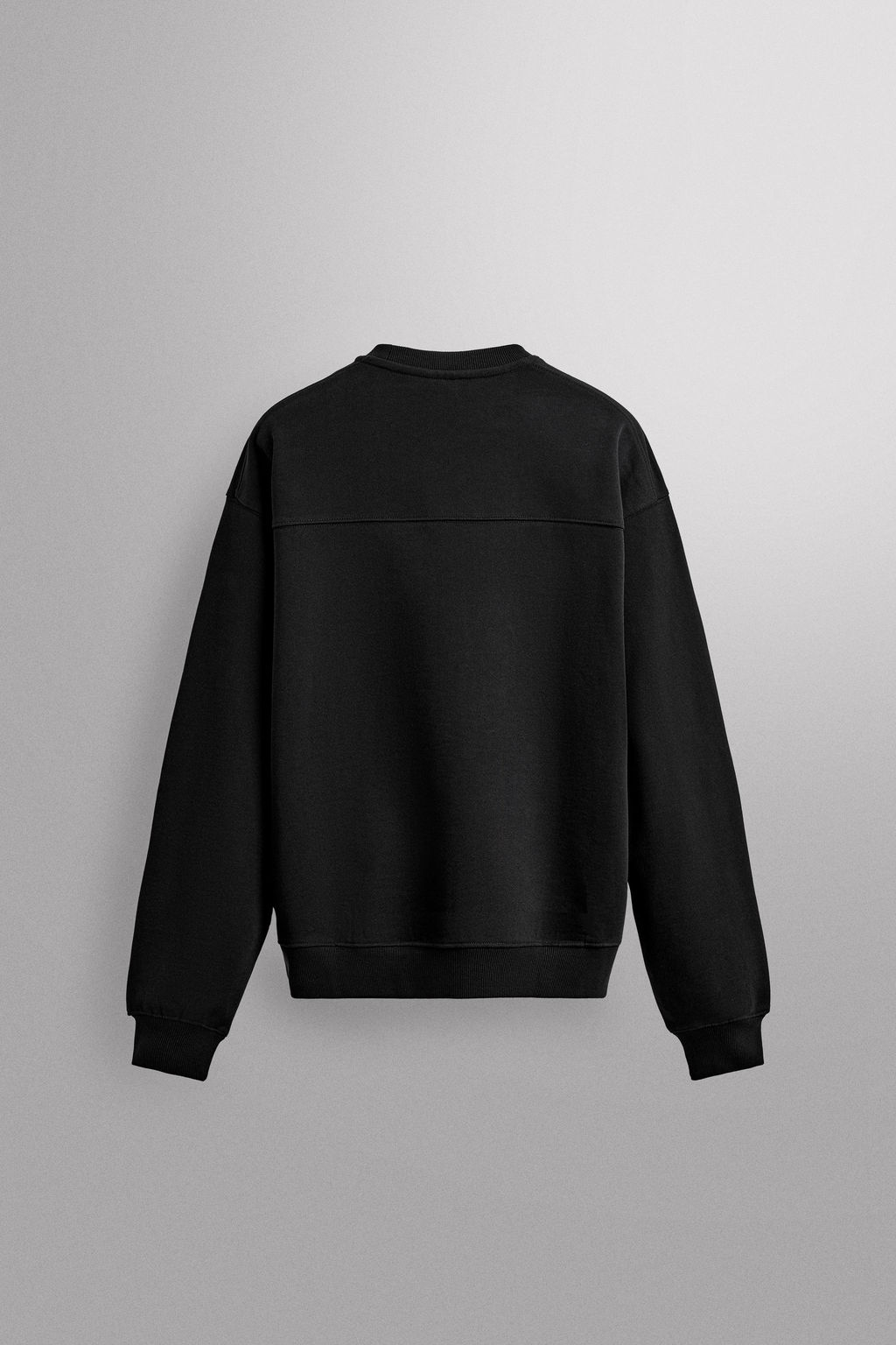 REGULAR FIT CREWNECK SWEATSHIRT - Zara фото 2