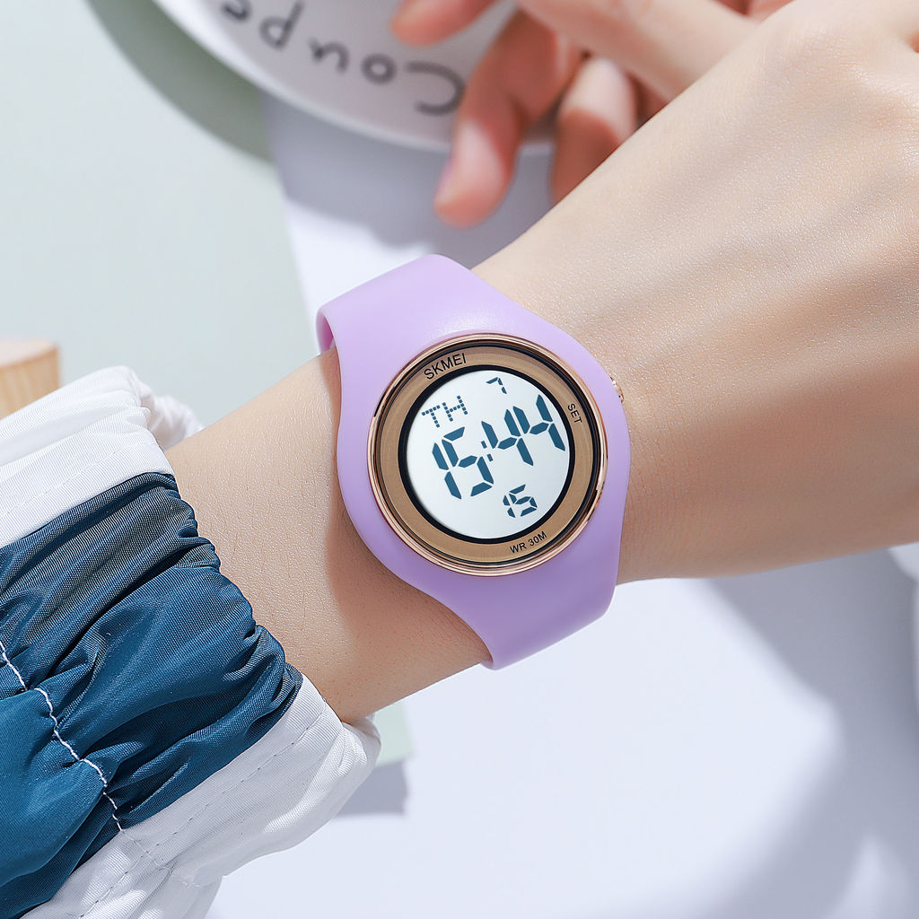 Часы наручные Skmei женские электронные спортивные 2026purple