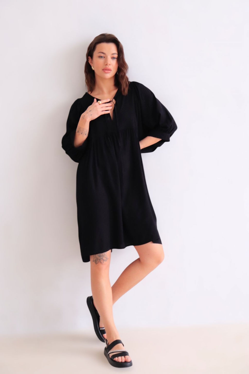 Martichelli Платье чёрное фото 20