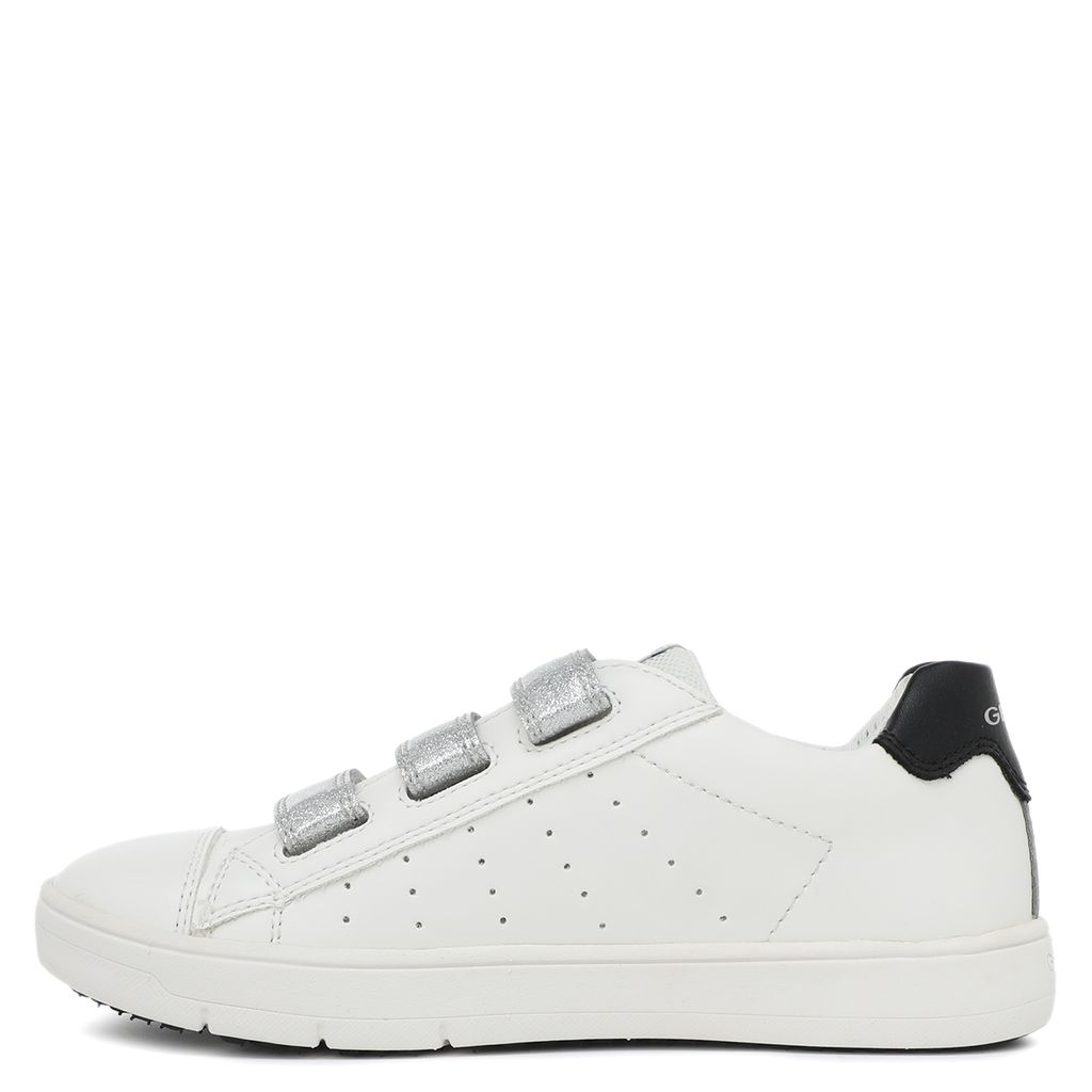 Детские кеды GEOX SILENEX GIRL Артикул 2783492, белый  фото 2