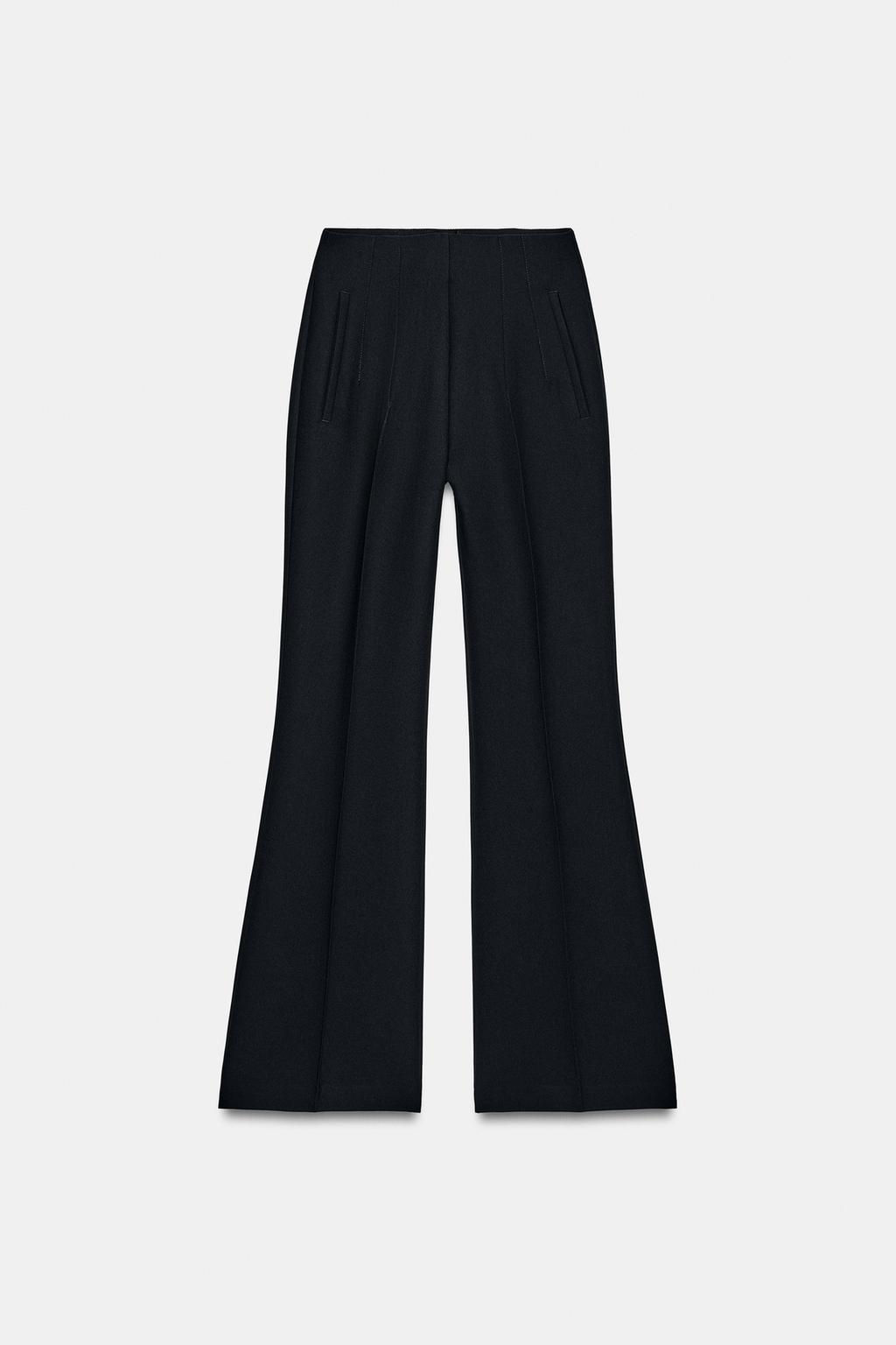 HIGH-WAIST TROUSERS WITH BACK ZIP - Zara фото 18