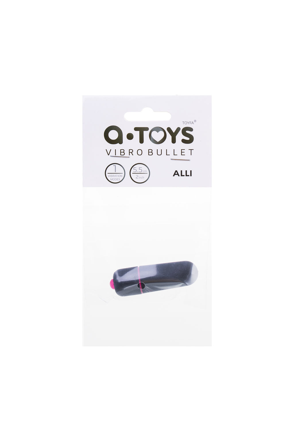 Вибропуля A-Toys Alli ABS пластик, черный, 5,5 см, 1,7 см - Toyfa фото 2