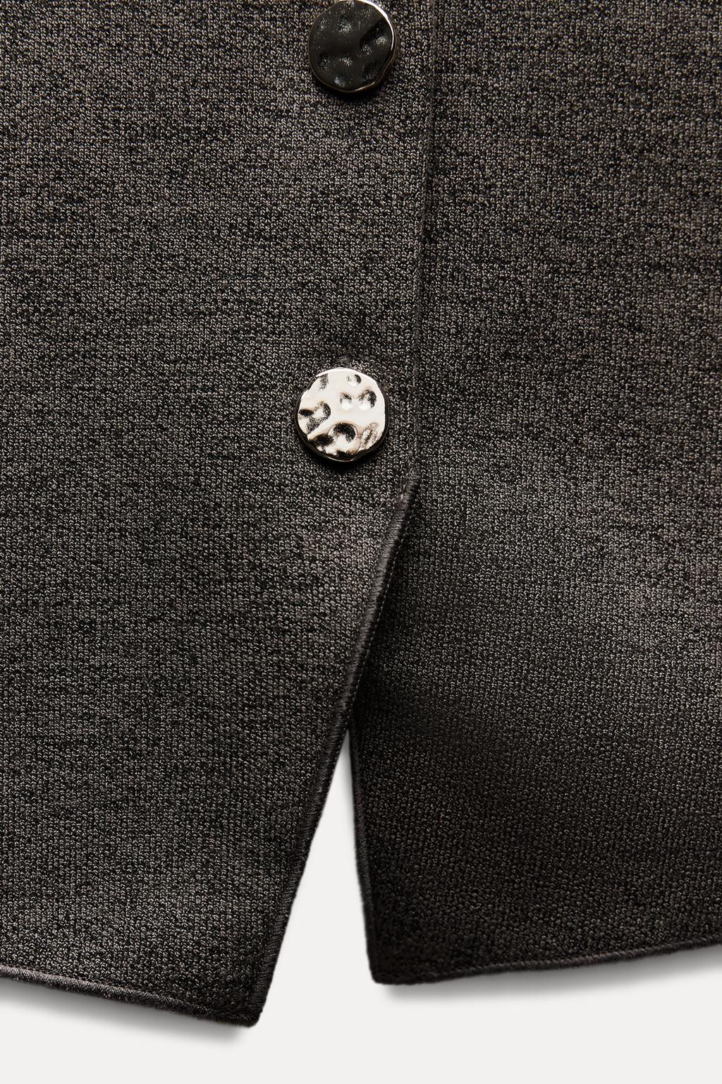 STRETCH KNIT VEST TOP - Zara фото 6