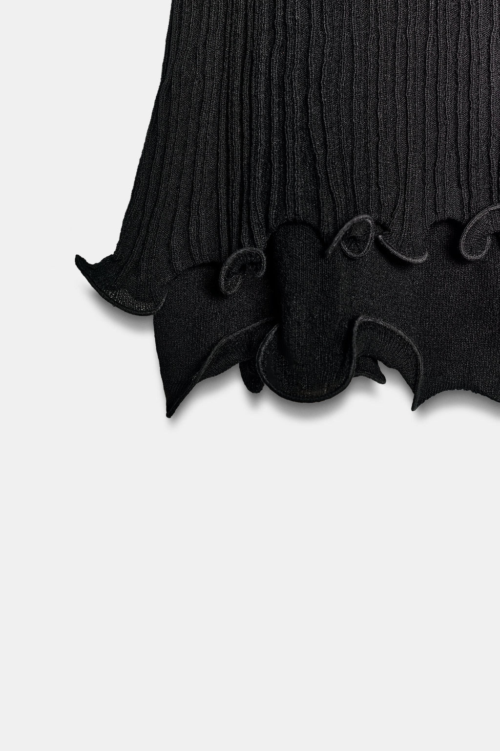 TOP PUNTO DOBLE CAPA / Negro - Zara фото 3