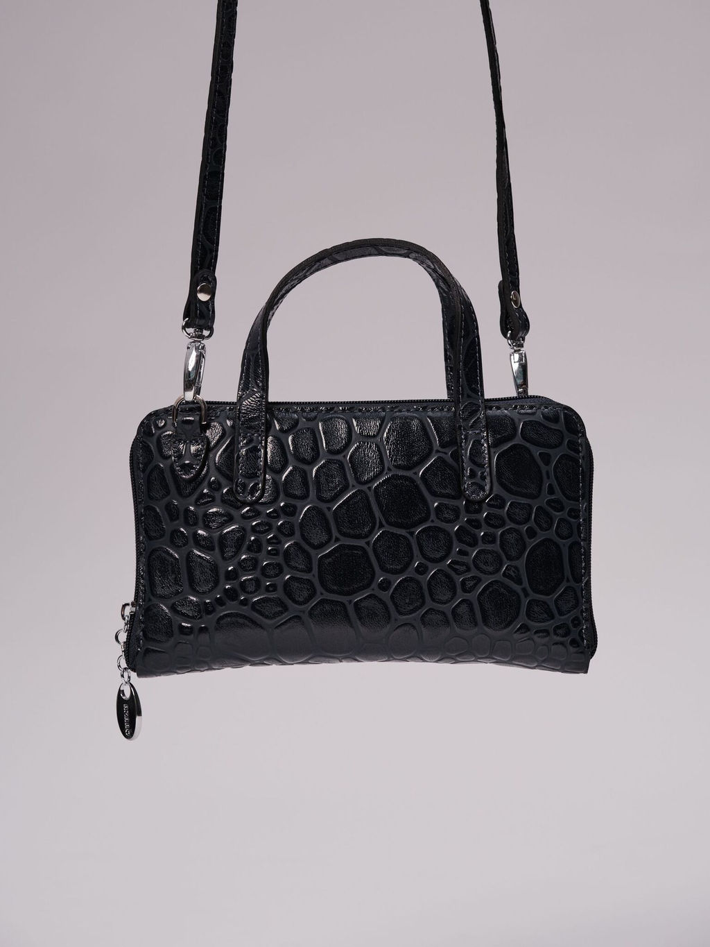 Сумка кожаная Azaro 30850 синий камень