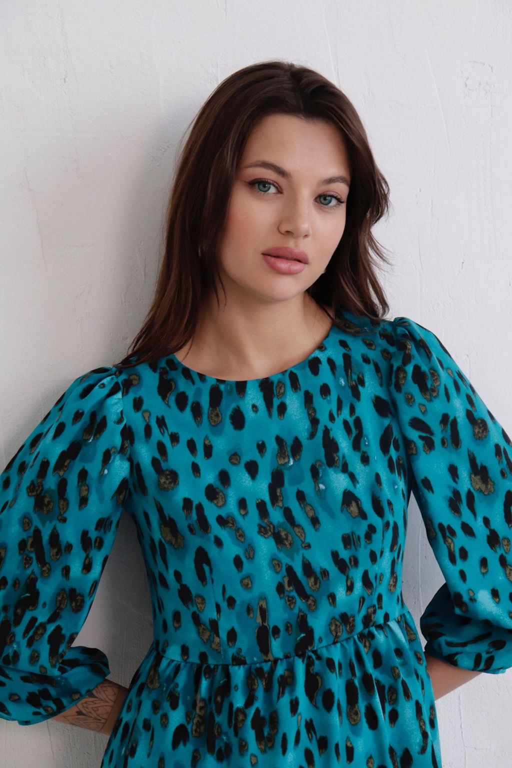 Платье с присборенной юбкой - Martichelli фото 62