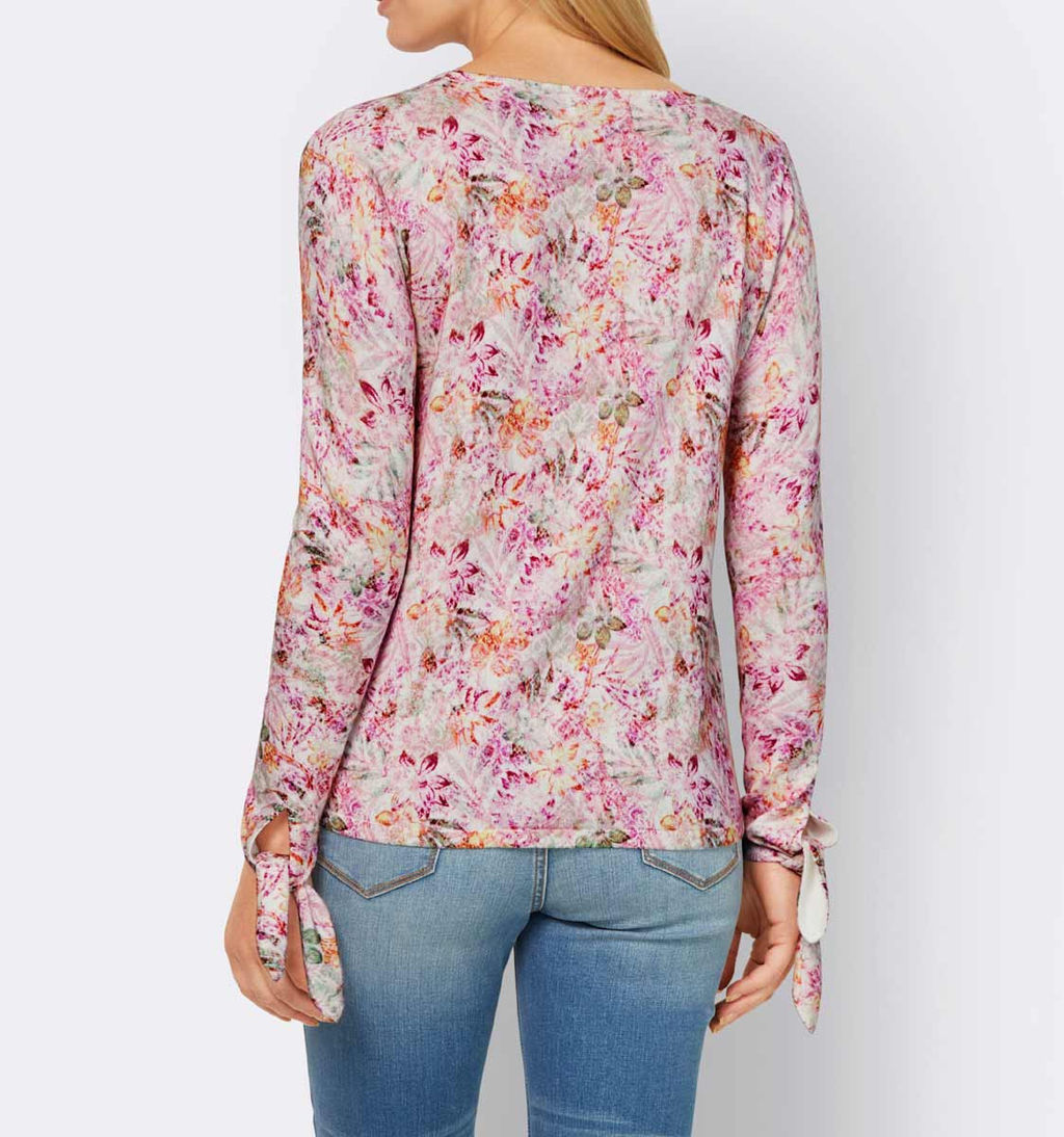 Пуловер, экрю-розовый - Linea tesini фото 4