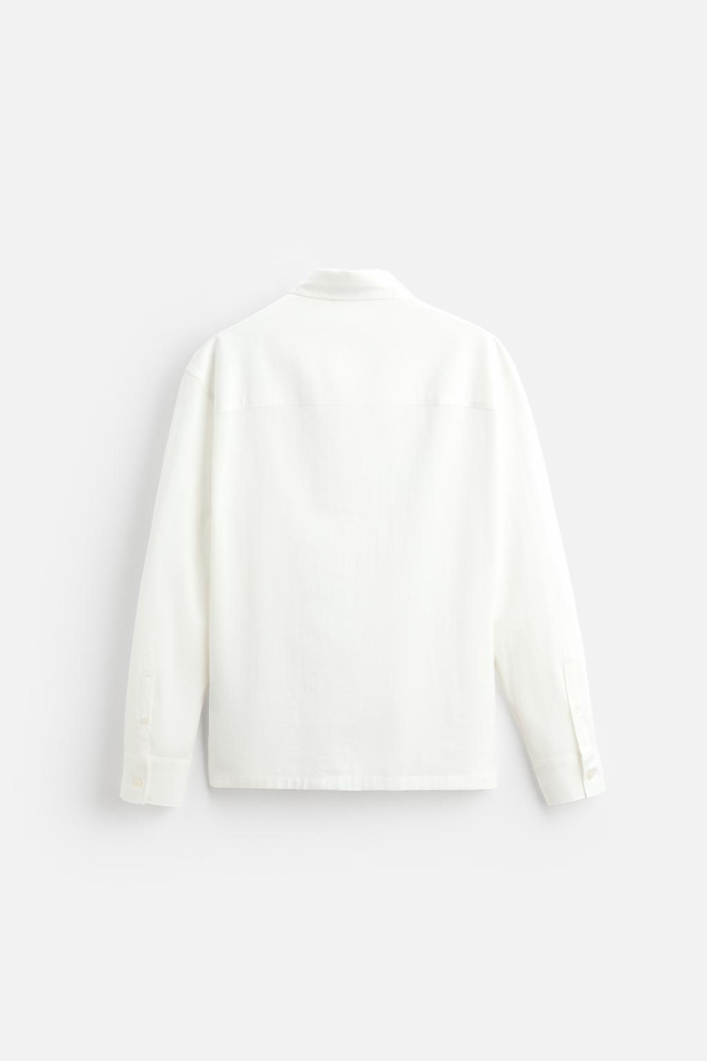 TEXTURED RELAXED FIT SHIRT - Zara фото 7